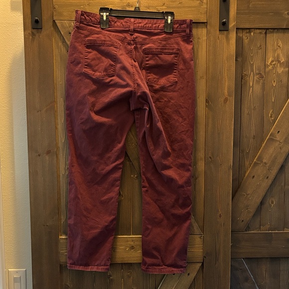 Bandolino Burgundy Pants 18 - Picture 4 of 5